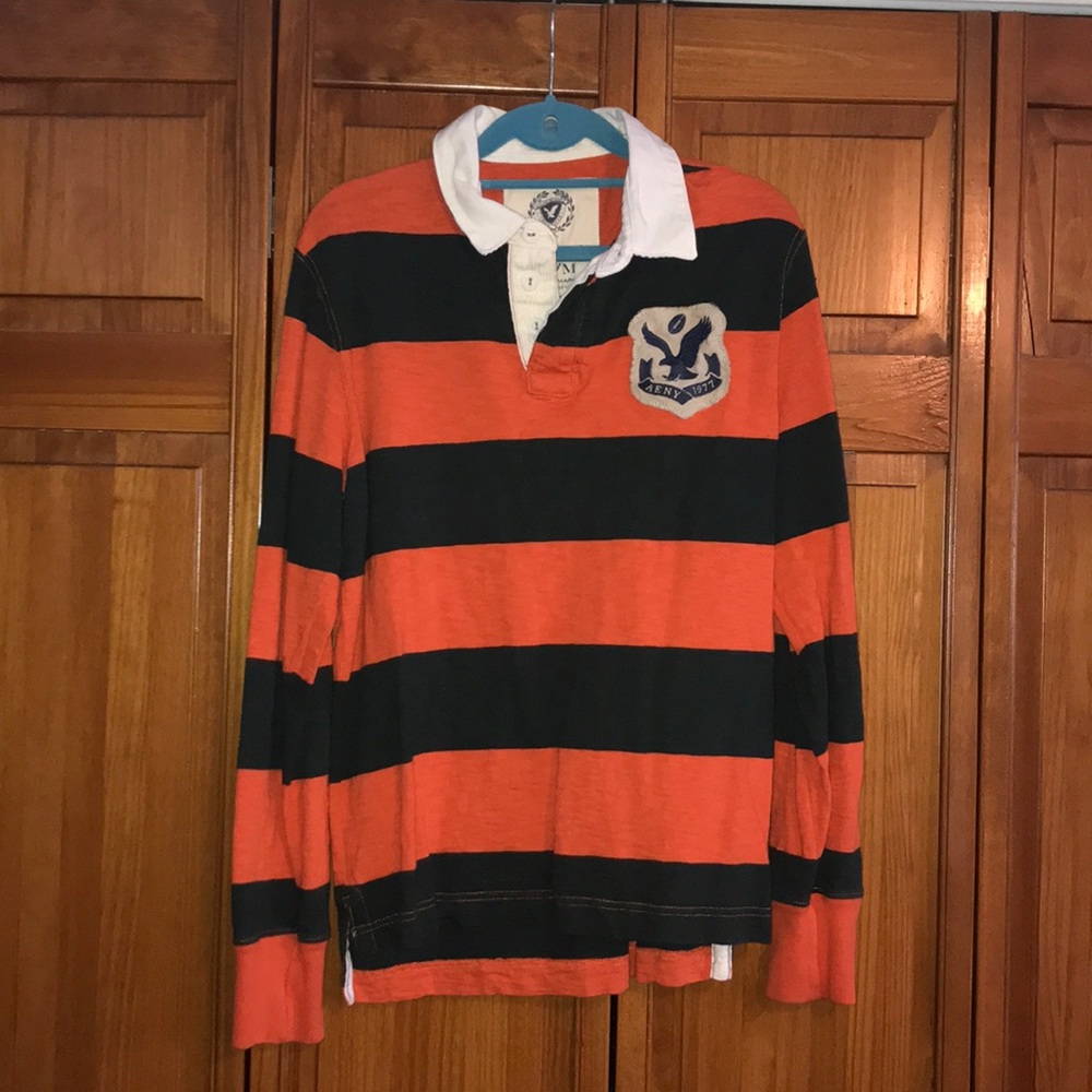 American Eagle Polo Long Sleeve